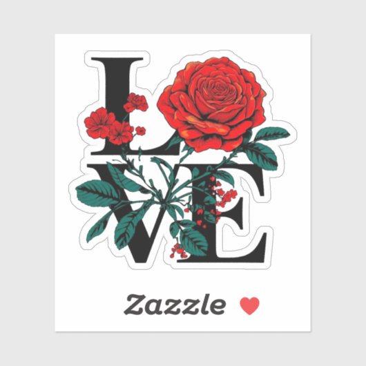 愛 シール (シート)