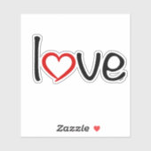 愛 シール (シート)