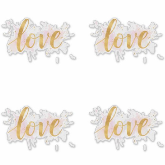 愛 シール (正面)