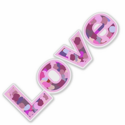 愛 シール (正面)