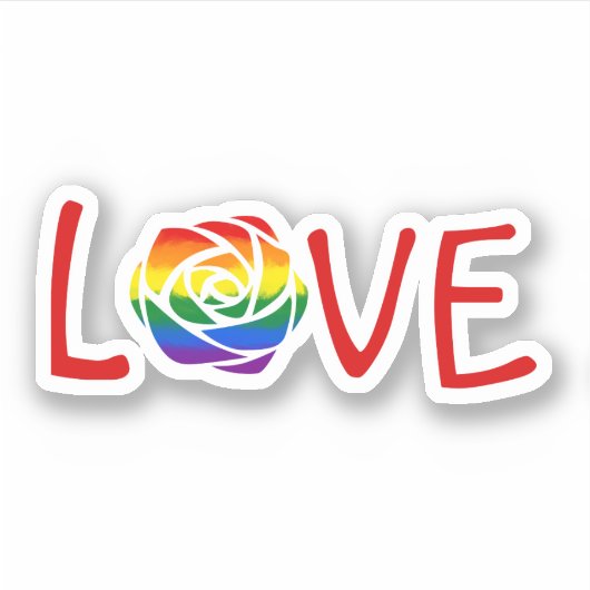 愛 シール (正面)