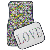 愛 – ジェムカラフルストンレタリング&パターン