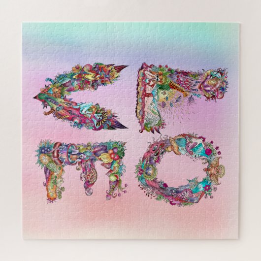 愛 ジグソーパズル (横)