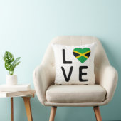 愛 – ジャマイカ国旗 クッション (椅子)