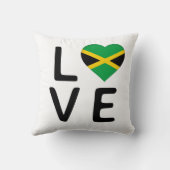 愛 – ジャマイカ国旗 クッション (裏面)
