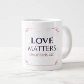 愛 – ジャンボマグ ジャンボコーヒーマグカップ (正面右)