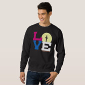 愛 スウェットシャツ (正面フル)