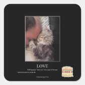 愛 スクエアシール (正面)