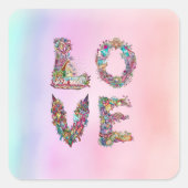 愛 スクエアシール (正面)