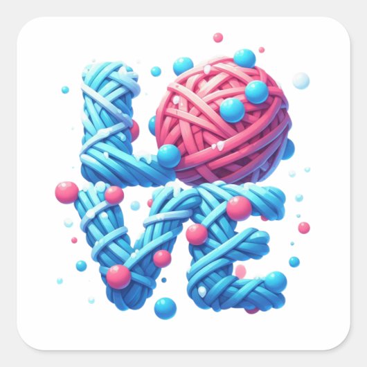 愛 スクエアシール (正面)