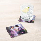 愛 スクエアペーパーコースター (インサイチュ)