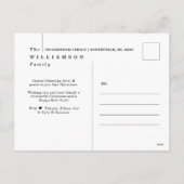 愛|スタイリッシュな原稿ペットクリスマスの季節 シーズンポストカード (裏面)