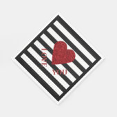 愛 スタンダードランチョンナプキン (角)