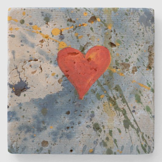 愛 ストーンコースター (正面)