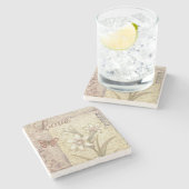 愛 ストーンコースター (横)