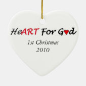 愛 セラミックオーナメント (裏面)