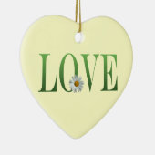 愛 セラミックオーナメント (右)