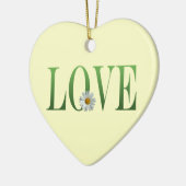 愛 セラミックオーナメント (左)