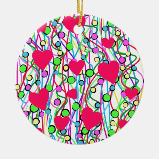 愛 セラミックオーナメント (正面)