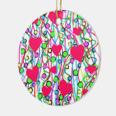 愛 セラミックオーナメント (左)