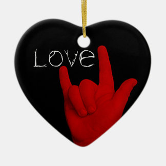 愛 セラミックオーナメント