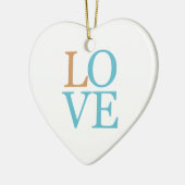 愛 セラミックオーナメント (左)