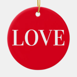 愛 セラミックオーナメント