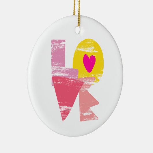 愛 セラミックオーナメント (右)