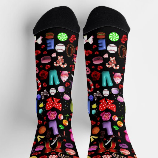 愛 ソックス (上部)