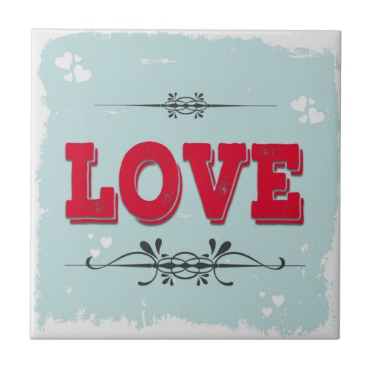 愛 タイル (正面)