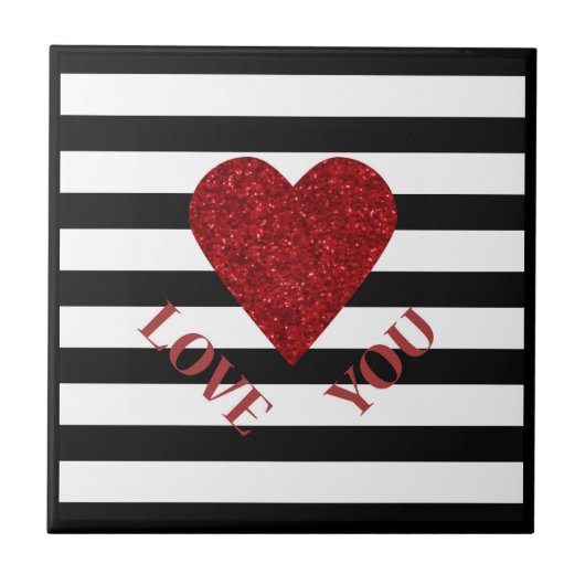 愛 タイル (正面)