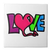 愛 タイル (正面)