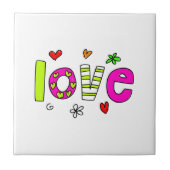 愛 タイル (正面)