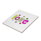 愛 タイル (側面)