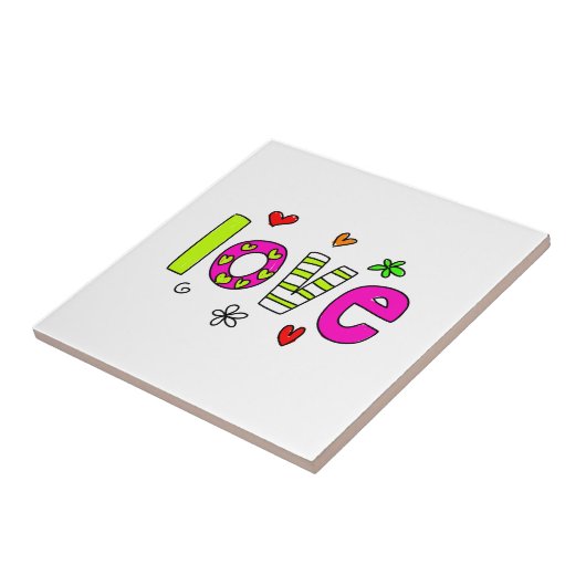 愛 タイル (側面)