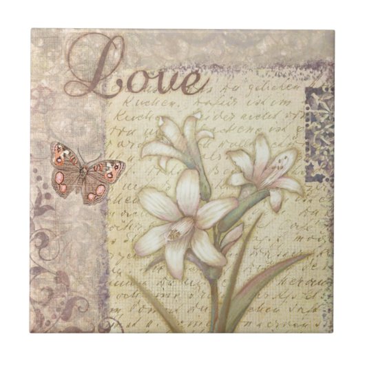 愛 タイル (正面)