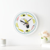 愛|タコスの要素の円についてのタコスは ラージ壁時計 (ホーム)