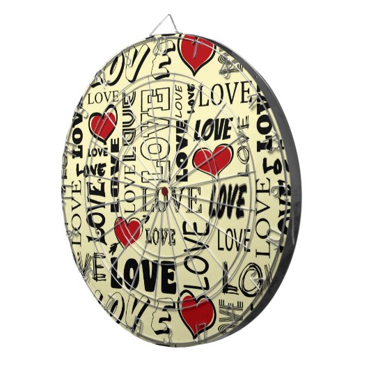 愛 ダーツボード (正面右)