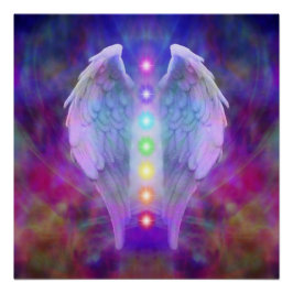 愛，チャクラ，天使，神，ヒーラー，ヒーリング，ヨガ，ヒール，ヨグ ポスター
