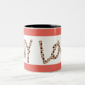 "愛"ツートーンコーヒー・マグ言って下さい ツートーンマグカップ (中央)