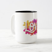 愛 ツートーンマグカップ (正面左)