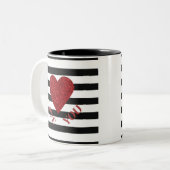 愛 ツートーンマグカップ (正面左)