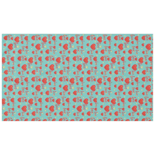 愛 テーブルクロス (正面(横))