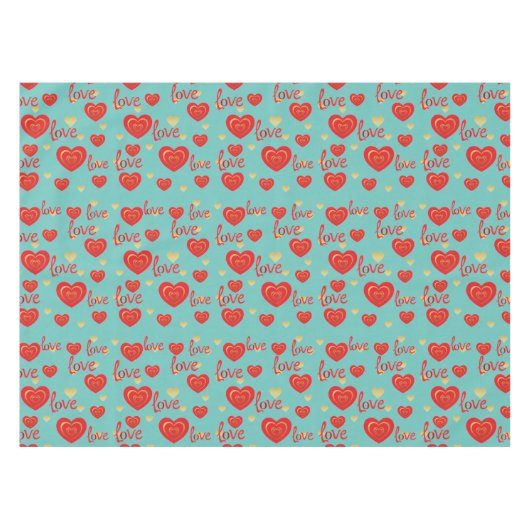愛 テーブルクロス (正面(横))