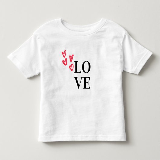 愛 トドラーTシャツ (正面)