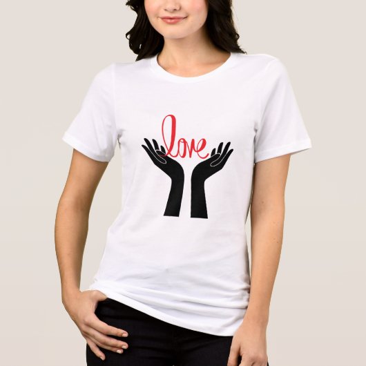 愛 トライブレンドＴシャツ (正面)