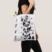 愛. トートバッグ (クローズアップ)