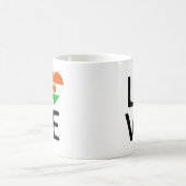 愛 – ニジェール国旗 コーヒーマグカップ (中央)