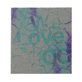 愛 ノートパッド (正面)