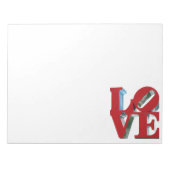 愛 ノートパッド (正面)